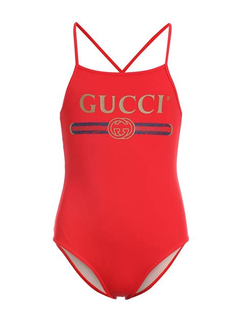 gucci kids dress red|Gucci swimsuit kids.